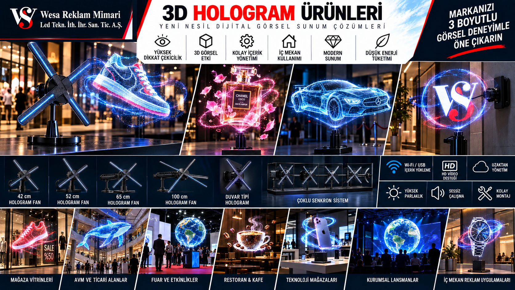 3D Hologram Teknolojisi Nedir? Özellikleri ve Kullanım Alanları